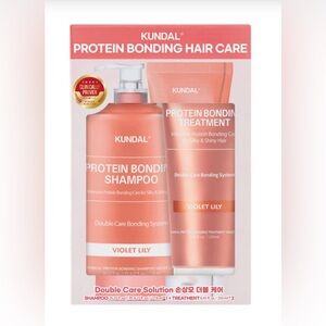 NIB Korean Haircare Kundal Protein Bonding Frizz Control Shampoo & Conditioner